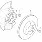 Guardabarros derecho para BMW E46 (OEM 34112282110). Original BMW