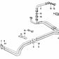 Conector de rosca para radiador OEM 17221712618 para BMW E30, E28, E24, E23. Original BMW.