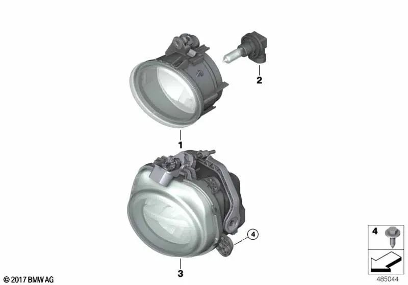 Luz antiniebla izquierda/derecha para BMW F48, F49, F39, F25, F26, F15, F85, F16, F86. Original BMW. . Original BMW