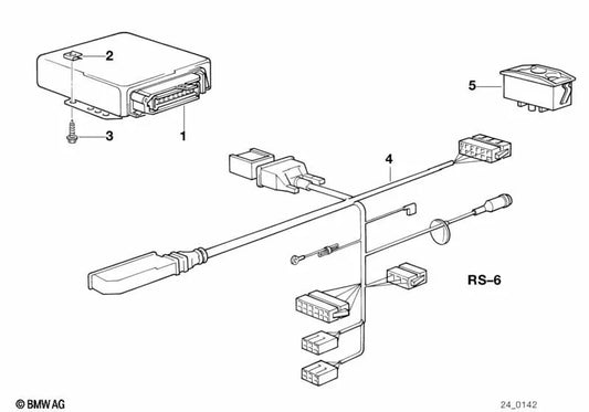 Unidad de Control EGS para BMW Serie 5 E34 (OEM 24611421221). Original BMW.