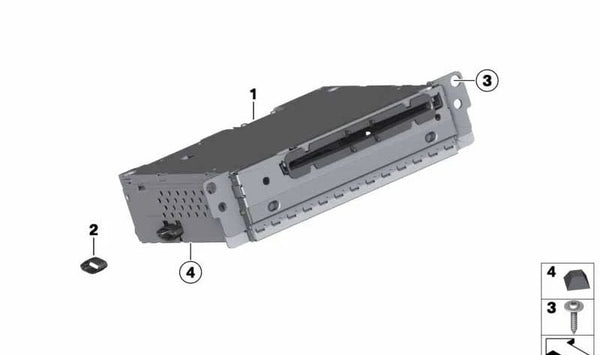 Radio OEM 65129357990 BMW Professional CD para BMW F20, F21, F22, F30, F31, F32, F33, F34. Original BMW