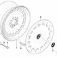 Radvollblende for BMW Series 5 E39 (OEM 36136768639). Genuine BMW