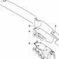 Embellecedor de pilar C derecho para BMW E86 (OEM 51433428460). Original BMW.