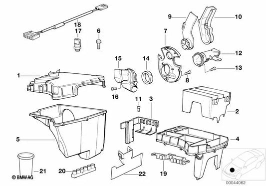 Unidad de Control de Soporte para BMW Serie 7 E38 (OEM 12901745151). Original BMW