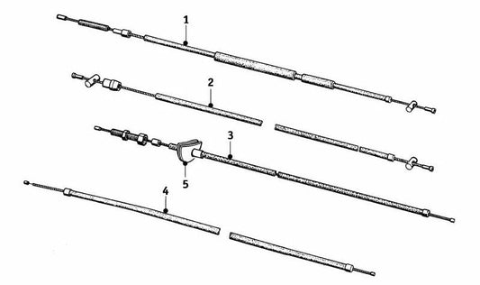 Cable del acelerador para BMW F07, F10, F11, F06, F12, F13, F01N, F02N (OEM 13212072348). Original BMW