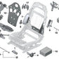 Juego de ejes flexibles para BMW F07N, F10N, F11N, F18N, F90, G30, G31, G38, G32, F01N, G11, G12, I20, F15, F85, F95, G05, G18, F16, F86, G06, G07, G09 (OEM 52107314203). Original BMW.