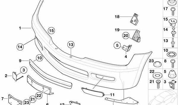 Abdeckung para BMW (OEM 51118397859). Original BMW