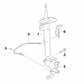 Soporte del eje derecho para BMW Serie 7 E38 (OEM 31211142086). Original BMW