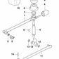 Palanca de cambios OEM 25117527249 para BMW E39, E38. Original BMW.