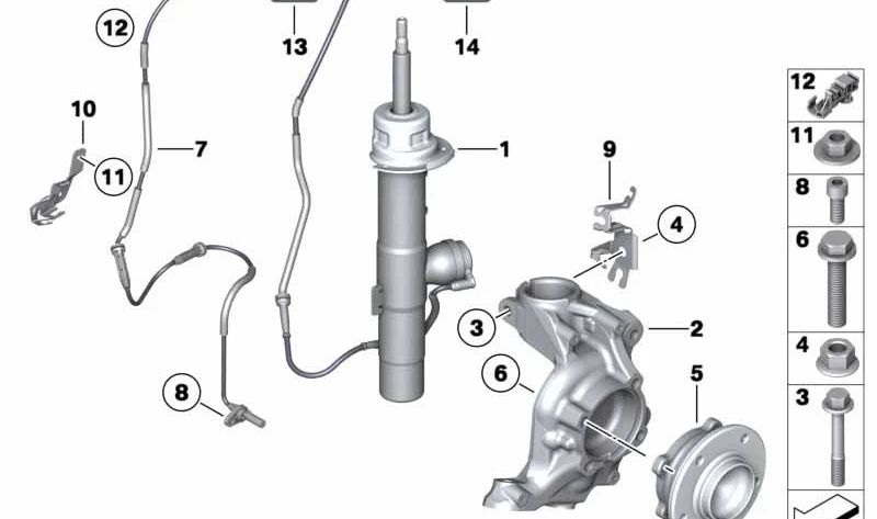 Soporte de Conductos para BMW E89 (OEM 34526783590). Original BMW