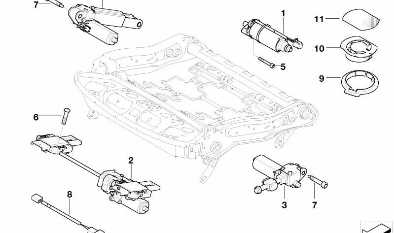 Adapterkabel für BMW E65, E66 (OEM 61127127411). Original BMW