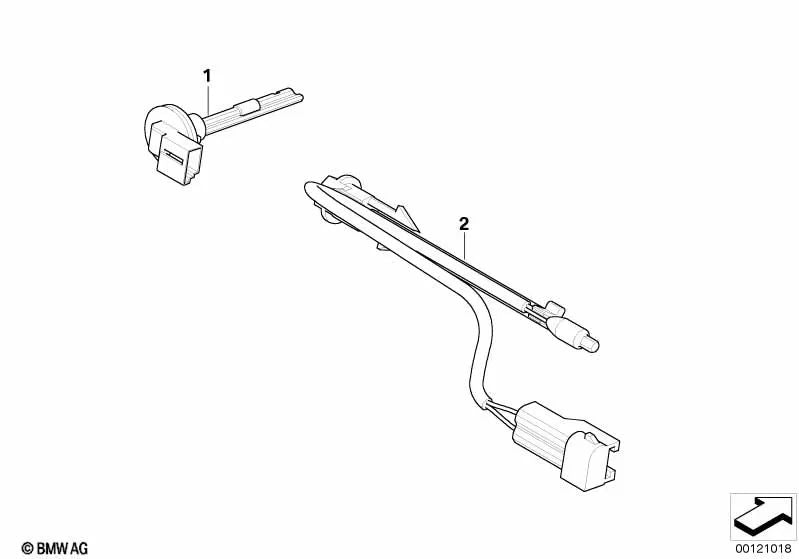 Sensor de Temperatura del Evaporador para BMW Z4 E85, E86 (OEM 64116927601). Original BMW