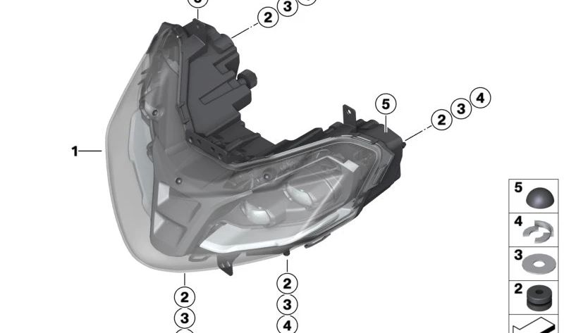 Disco para BMW F07, E64, F12 (OEM 07147219237). Original BMW