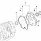 Ausgangsflanschmutter Reparaturkit für BMW E46, E39 (OEM 24217513337). Original BMW.