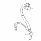 Correa inferior trasera derecha para BMW E36 (OEM 72118119128). Original BMW.