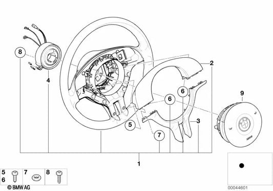 Motordeckel für BMW. (OEM 32306756517). Original BMW.