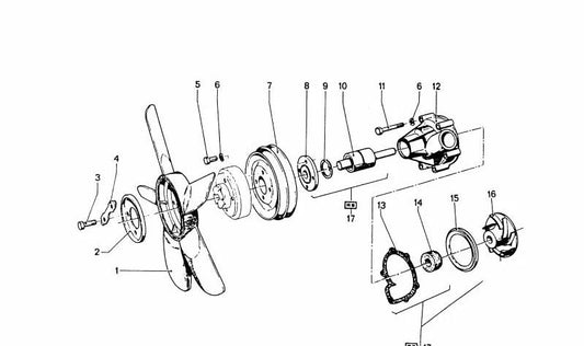 Polea de cigüeñal OEM 11511251235 para BMW (Modelos compatibles: E30, E28, E34, E24, E32, E31, Z1). Original BMW.