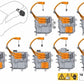 Unidad de Control de Electrónica de Carga Confort KLE para BMW i3 I01, I01N (OEM 61449845423). Original BMW