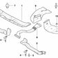 Grapa de expansión OEM 51118108145 para BMW E36, E39, E31, E53, Z3. Original BMW.