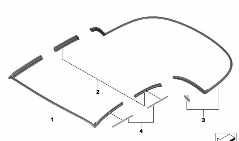 Board für den Deckenmechanismus OEM 54347421661 für BMW F23. Original BMW.