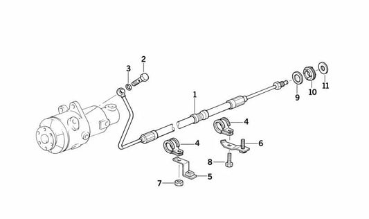 Arandela OEM 32411138603 para BMW E31. Original BMW.