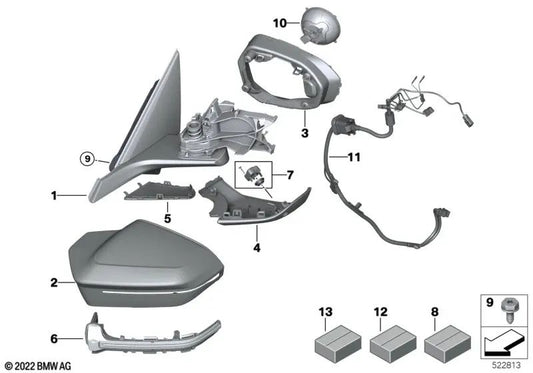 Kit di riparazione del cavo per la serie BMW 7 G70 (OEM 51165A35679). BMW originale