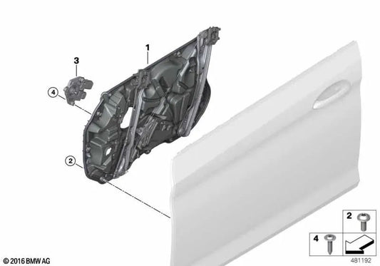 Front Right Door Support for BMW F90, F90N, G30, G30N, G31, G31N (OEM 51337487086). Original BMW