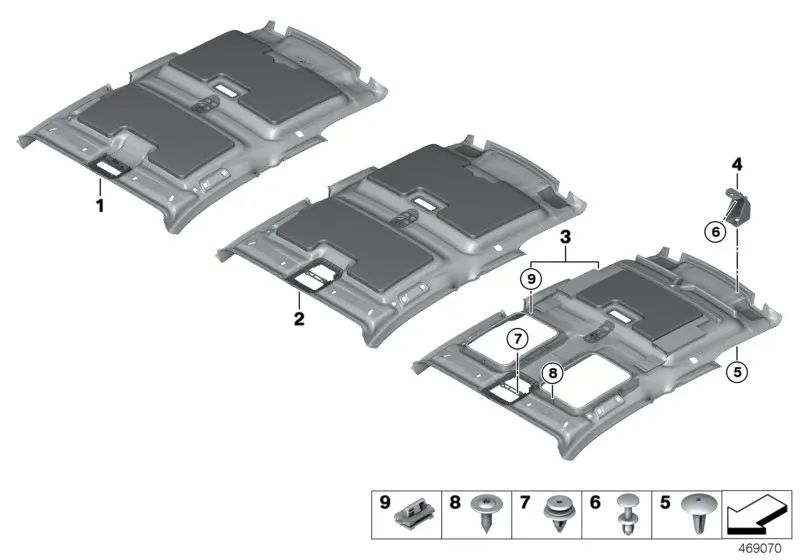 Clip amarillo para BMW i I01, I01N Z4 E85, E86 Z8 E52 (OEM 51417056298). Original BMW