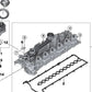 Cubierta de la culata para BMW Serie 3 E90N, X5 E70 (OEM 11127809860). Original BMW