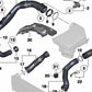 Air guide for BMW F06, F12, F13, F01N, F02N (OEM 13717605586). Genuine BMW