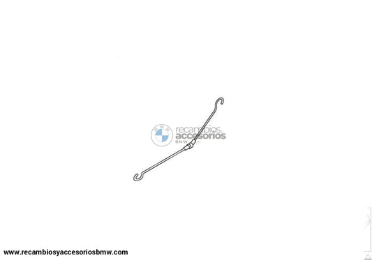 Cable Bowden Abrepuertas Delantero Para Bmw E39. Original Recambios