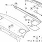 Cubierta de seguridad infantil derecha para BMW Serie 3 E46 (OEM 51468243670). Original BMW