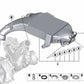 Aseguramiento contra la torsión para BMW Serie 3 E90, E90N, E91, E91N, E92, E92N, E93 Serie 5 E60, E60N, E61, E61N, F10, F10N, F11, F11N Serie 6 E63N, E64N Serie 7 E65, E66, F01N, F02N X5 E70N, F15 X6 E71, F16 (OEM 11617807095). Original BMW