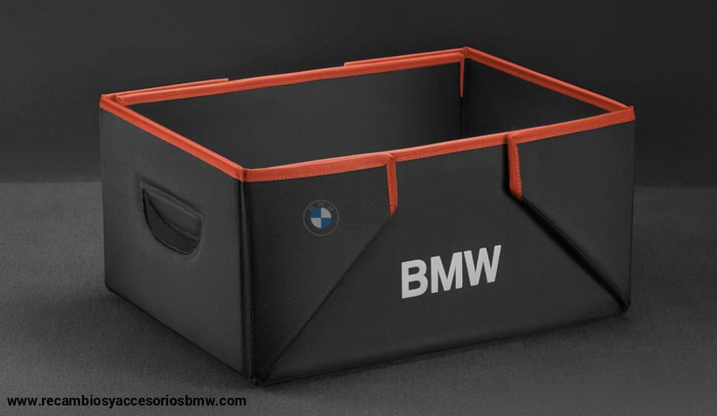 Caja Plegable De Bmw Negra O Negra/roja. Original Roja Y Negra Accesorios