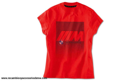 Camiseta Bmw M Señoras . Original Recambios