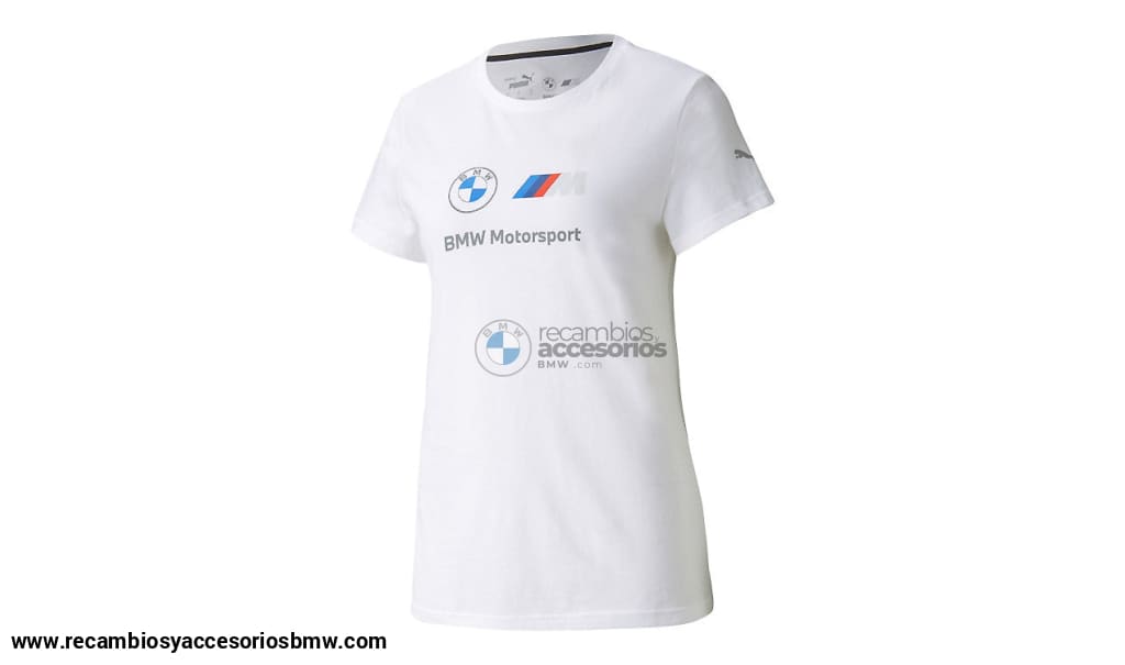 Camiseta Con Logo Bmw M Motorsport Para Mujer. Original Recambios