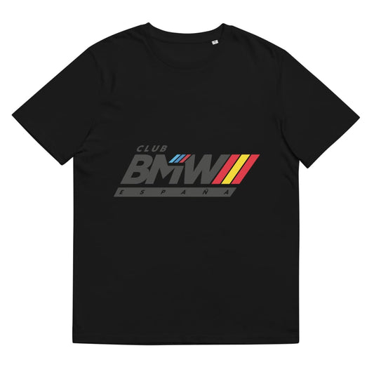 Camiseta De Algodón Orgánico Unisex Club Bmw España Negro / S