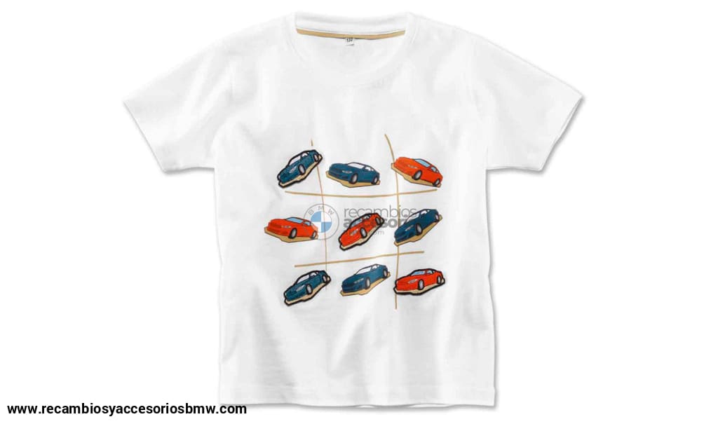 Camiseta Infantil Bmw Tic Tac Toe . Original Recambios