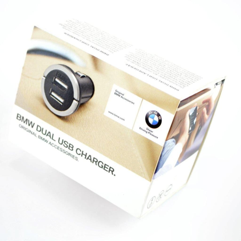 Cargador Usb Dual Para Bmw. Original De Bmw Accesorios Multimedia