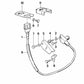 Soporte para BMW E28, E24, E23 (OEM 12141274645). Original BMW