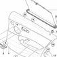 Soporte de asa de cierre derecho para BMW Serie 3 E90, E91 (OEM 51417230852). Original BMW