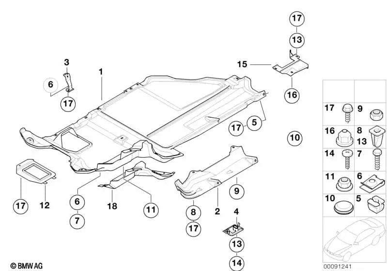 Tapa para BMW X5 E53 (OEM 51718268897). Original BMW