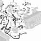 Manguera Termostato-Bomba de Refrigerante para BMW E82, E88, E90, E90N, E91, E91N, E92, E92N, E93, E93N Serie 5 E60N, E61N X1 E84 X6 E71 Z4 E89 (OEM 11537545665). Original BMW.