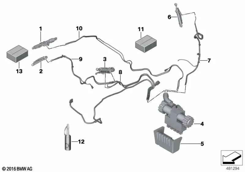 Hydraulic unit for BMW 3 Series E93, E93N (OEM 54377128779). Genuine BMW