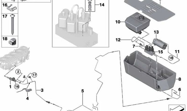 Einspritzador para BMW F82 (OEM 13537857302). Original BMW