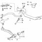 Druckstange ohne Gummilager rechts für BMW E34 (OEM 31121141098). Original BMW