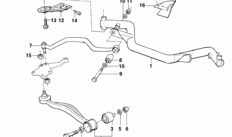 Arandela para BMW E34, E32, E31 (OEM 31111136895). Original BMW