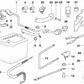 Abrazadera para BMW Serie 3 E46, Serie 5 E34, E39, Serie 6 E63, E64 (OEM 12521710686). Original BMW