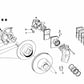 Guardabarros izquierdo para varios modelos/series de BMW (OEM 34111106472). Original BMW.