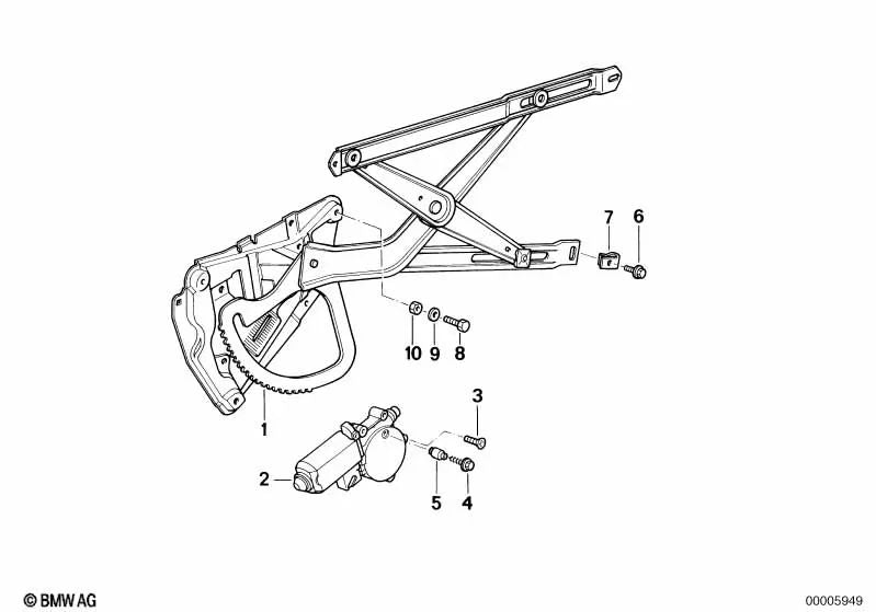 Separador para BMW Serie 8 E31 (OEM 51338108293). Original BMW